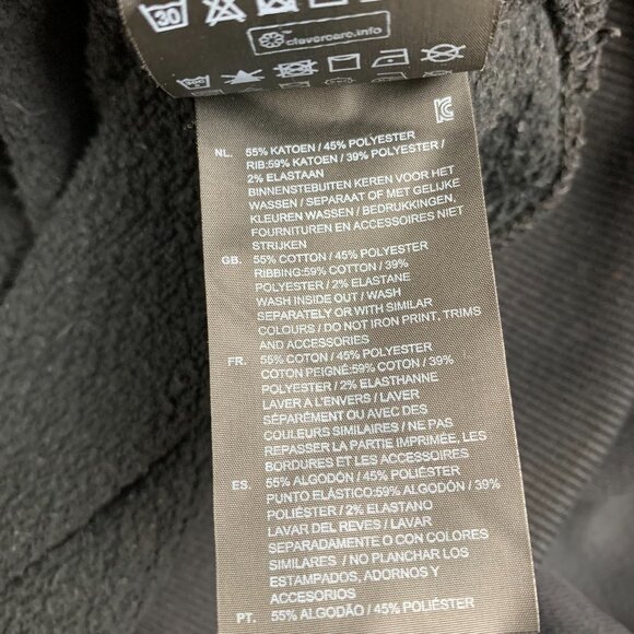 G Star Mens Sweater Medium Black Gold Hoodie Long Sleeve Pullover Togrul Stor - Picture 7 of 8